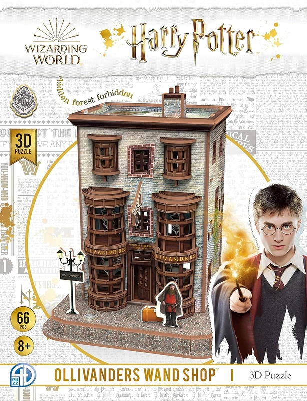 Крамниця чарівних паличок Олівандера Пазл 3D (Ollivander Wand Shop Set 3D puzzle) — 4D Puzz