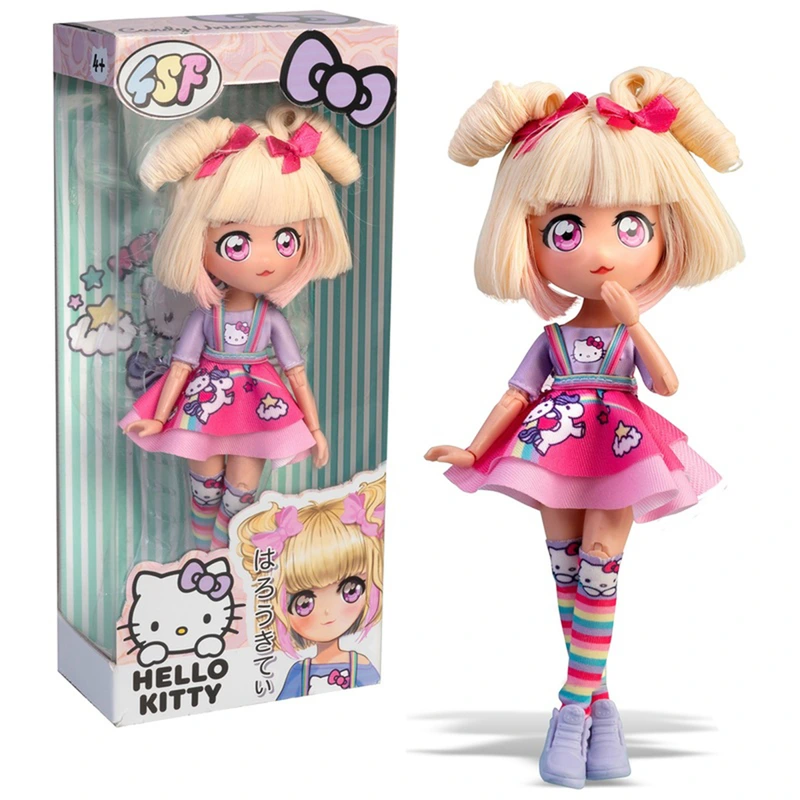 Лялька 4SF MANGA DOLLS серії "Hello Kitty" – ЦУКЕРОЧКА-ЄДИНОРІГ — 4SF Manga Dolls