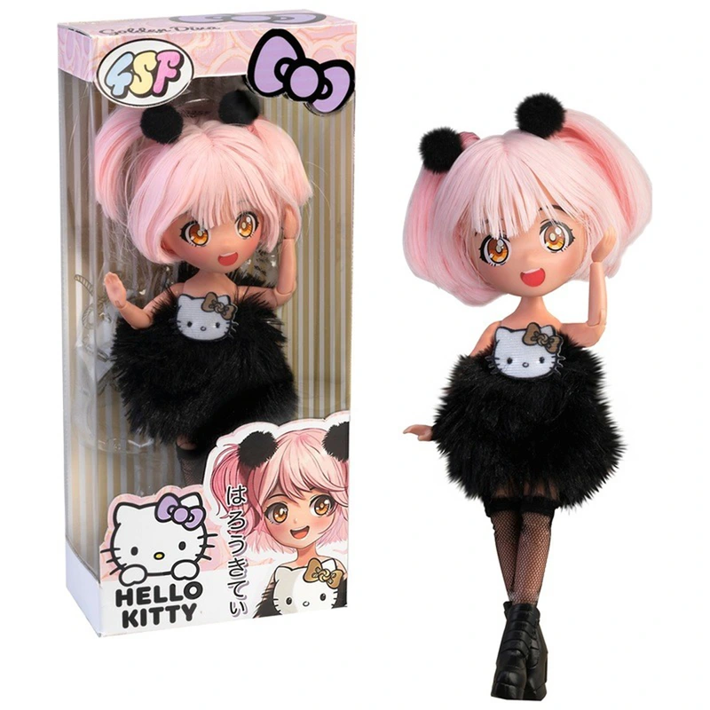 Лялька 4SF MANGA DOLLS серії "Hello Kitty" – ЗОЛОТА ДІВА — 4SF Manga Dolls
