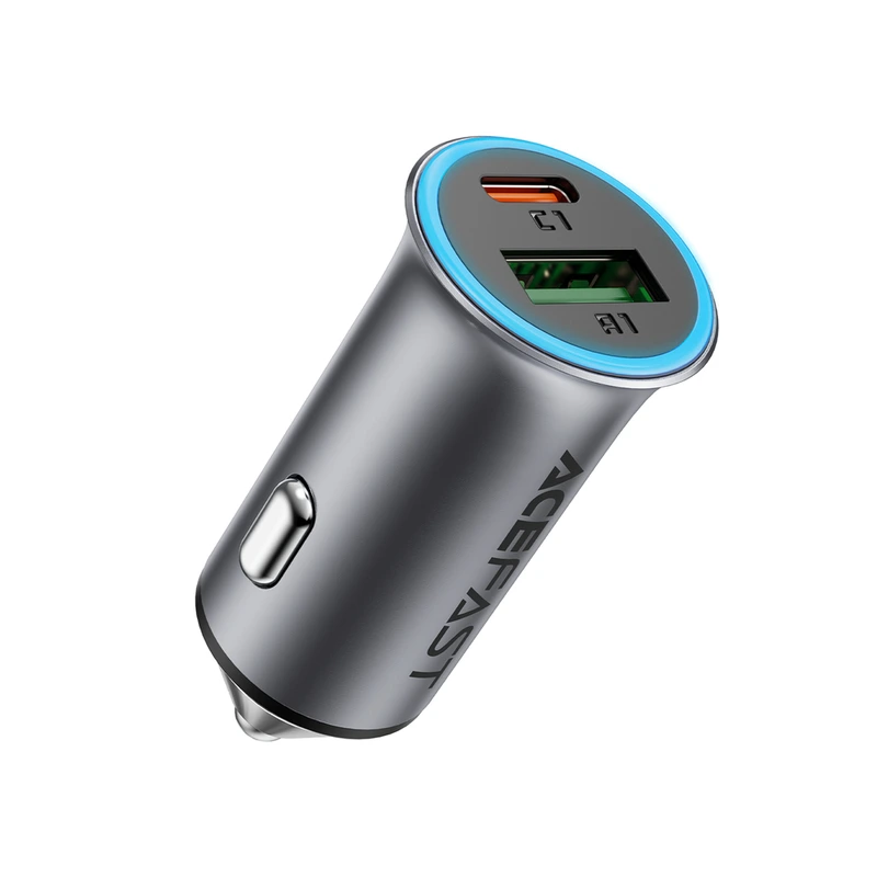 Автомобільний зарядний пристрій ACEFAST B16 95W (USB-A+USB-C) dual port metal car charger — ACEFAST