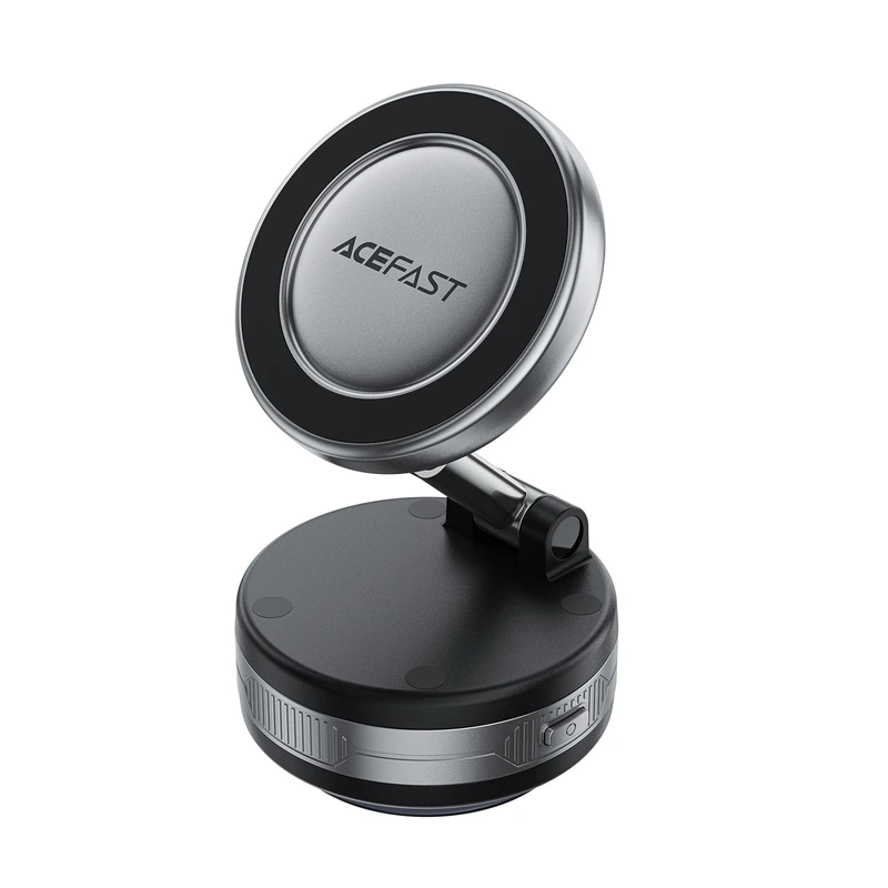 Автотримач для телефона ACEFAST E30 Electric Suction cup magnetic Phone holder, Metal Gray — ACEFAST