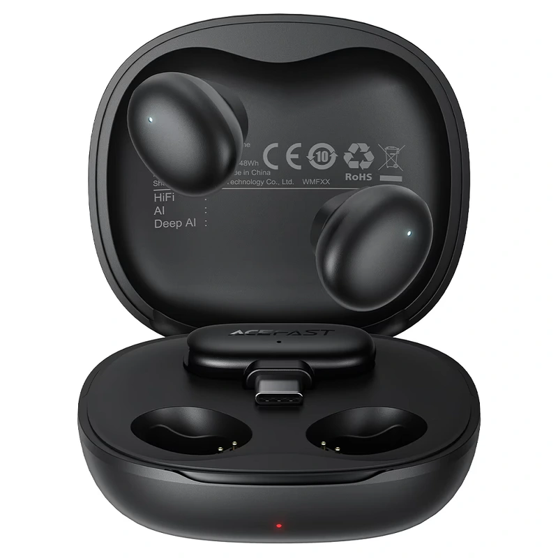 Бездротова мікрофонна система ACEFAST R5 wireless lavalier microphone Black