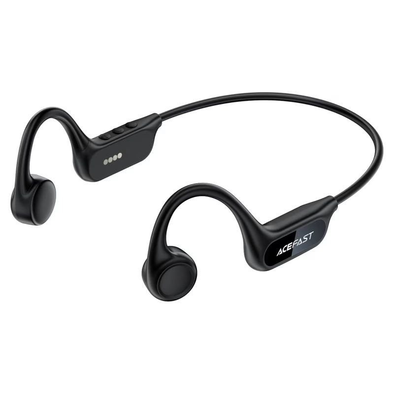 Бездротові спортивні навушники ACEFAST N10 bone conduction BT earphones, IP68, Black — ACEFAST