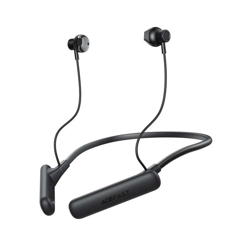 Бездротові спортивні навушники ACEFAST N8 neck hanging wireless earphones Black — ACEFAST