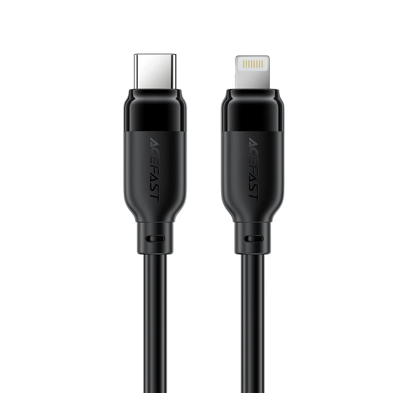 Кабель ACEFAST C16-01 TPU charging data cable USB-C to L Black — ACEFAST