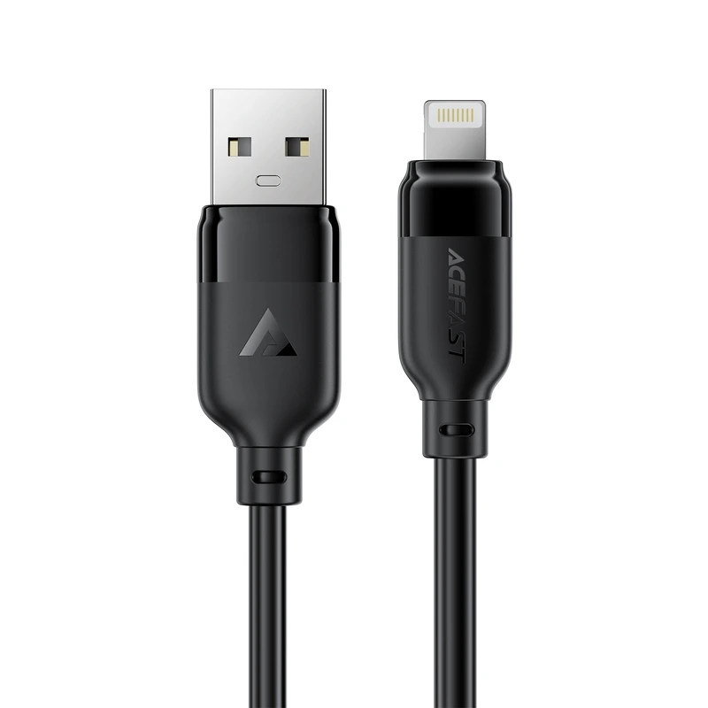 Кабель ACEFAST C16-02 TPU charging data cable USB-A to L Black — ACEFAST
