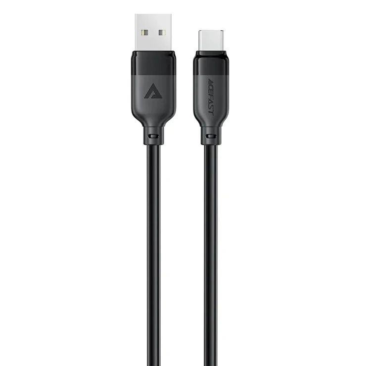 Кабель ACEFAST C16-04, USB to Type-C, 3A, 1.2m ,TPE, TPU connectors, Black — ACEFAST