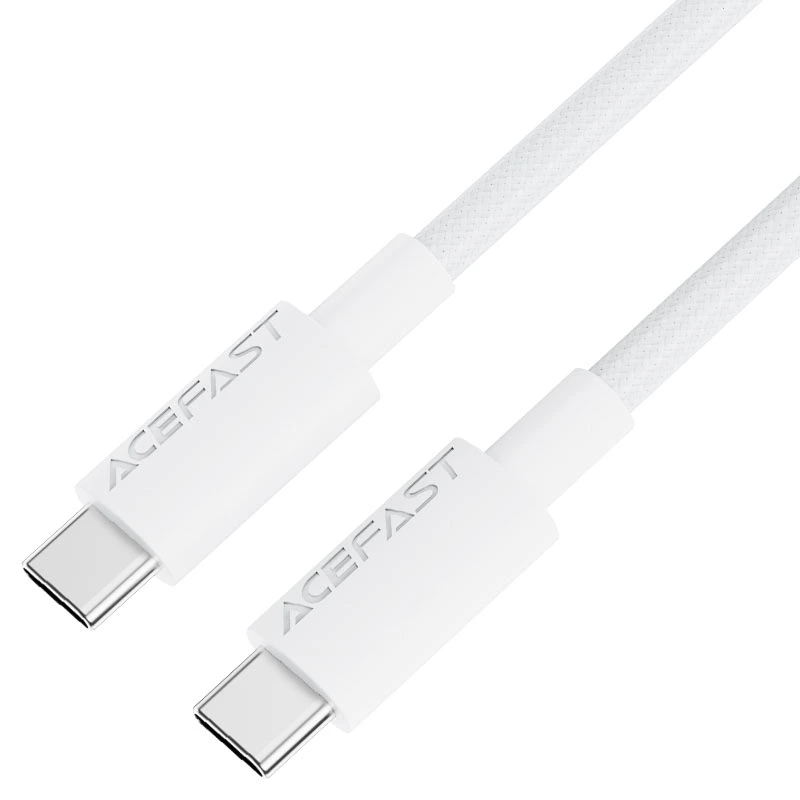 Кабель ACEFAST C18-03 USB-C to USB-C braid charging data cable White