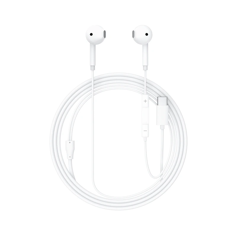Навушники ACEFAST L13 USB-C semi-in-ear wired earphones with mic White — ACEFAST