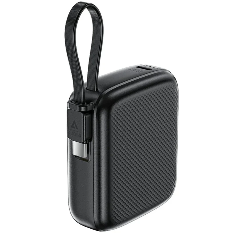 Зовнішній акумулятор ACEFAST M15-10000 PD20W power bank with cable Black — ACEFAST