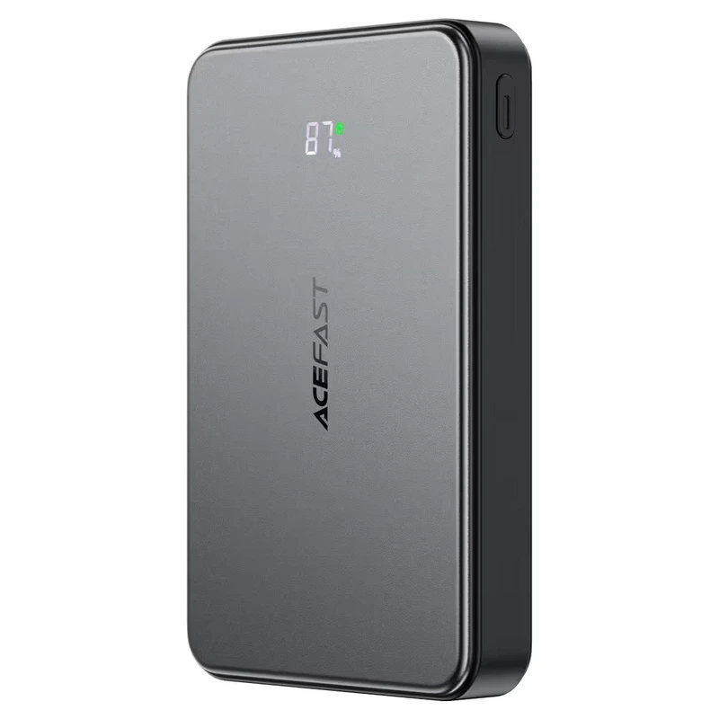 Зовнішній акумулятор ACEFAST M31-10000 22.5W magnetic fast charging power bank with cable Black — ACEFAST