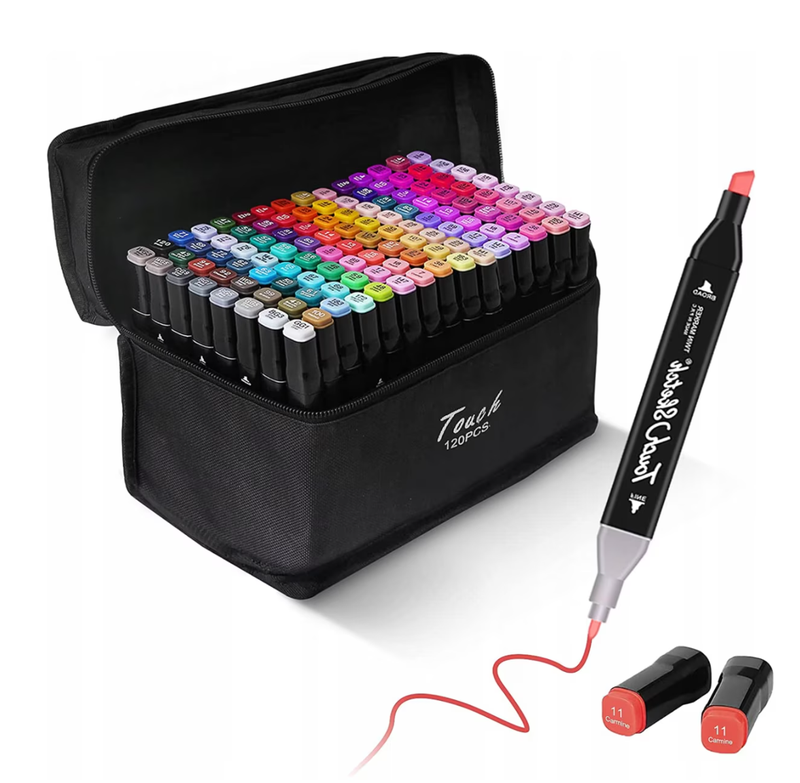 Скетч-маркери для малювання 120 шт.