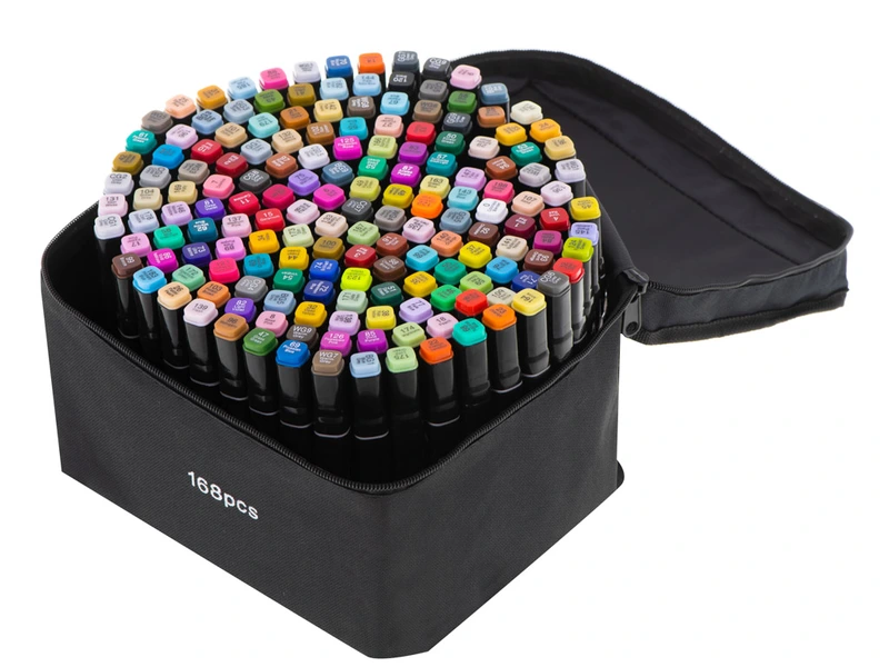 Скетч-маркери для малювання 168 шт.