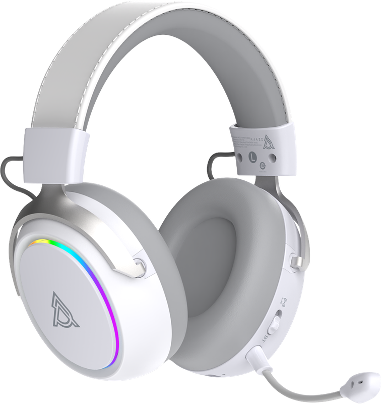 Бездротова ігрова гарнітура Ajazz AHM10 Max White (AHM10-MAX-W)