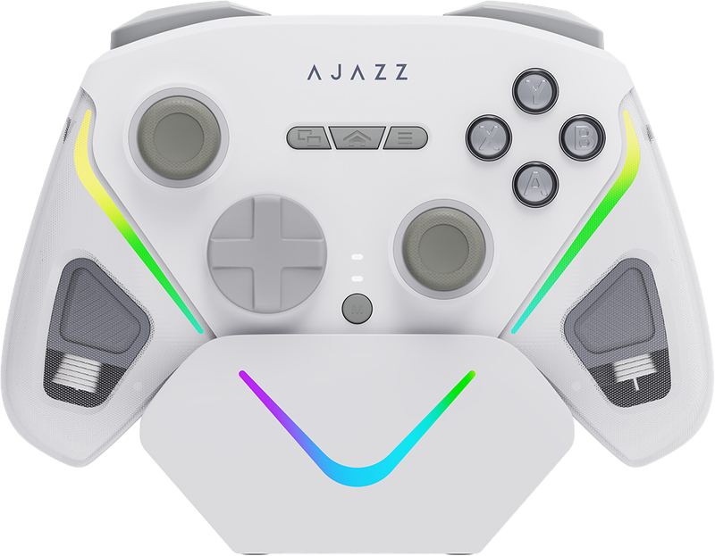 Бездротовий геймпад з док-станцією Ajazz GP100 Set White (GP100S-W) — Ajazz