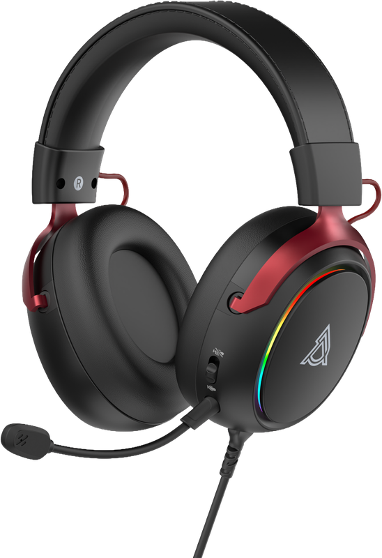 Дротова ігрова гарнітура Ajazz AHW10 Black (AHW10-B)