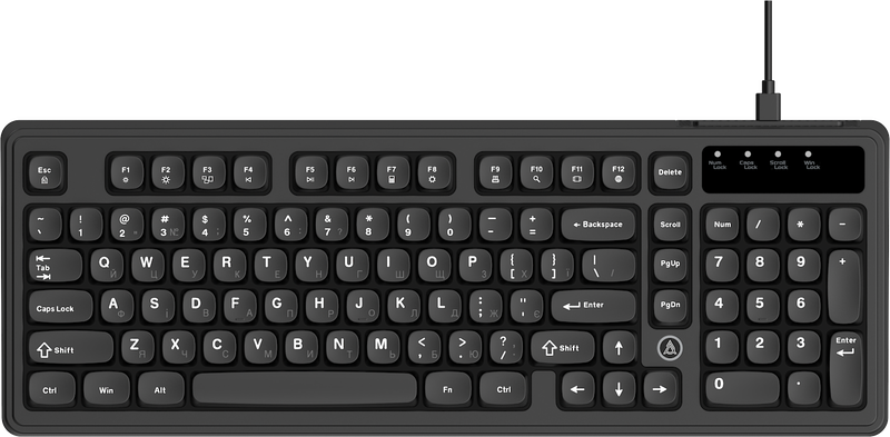 Дротова клавіатура Ajazz AF98 Black (AF98-B) — Ajazz