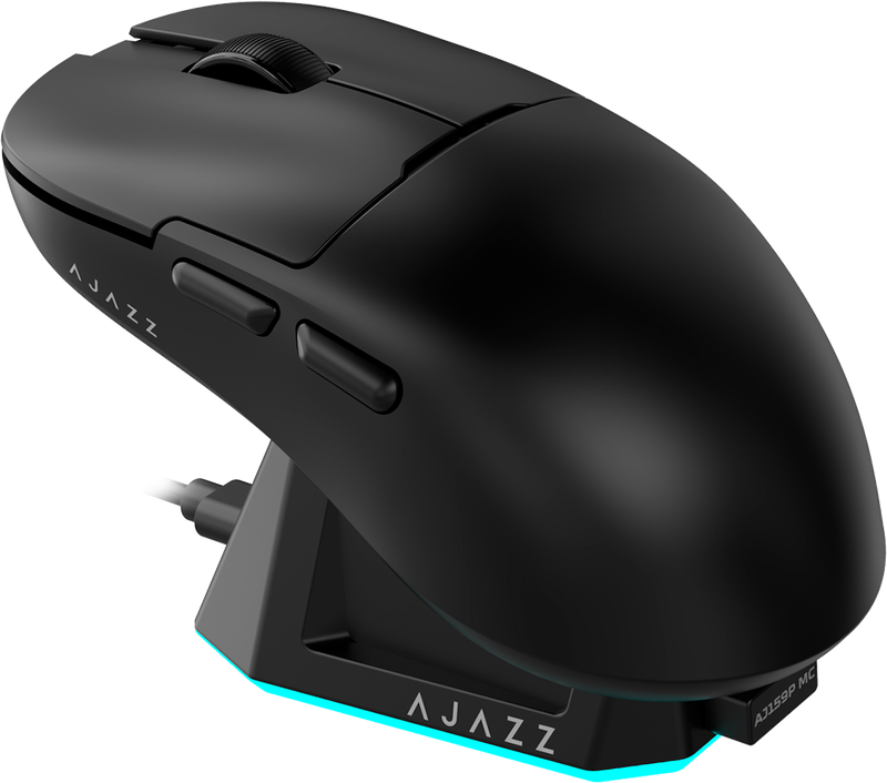 Ігрова бездротова миша Ajazz AJ159P MC -3 Mod-Black-3311 Charging Dock