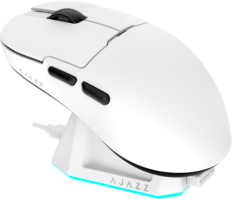 Ігрова бездротова миша Ajazz  AJ159P MC -3 Mod-White-3311 Charging Dock
