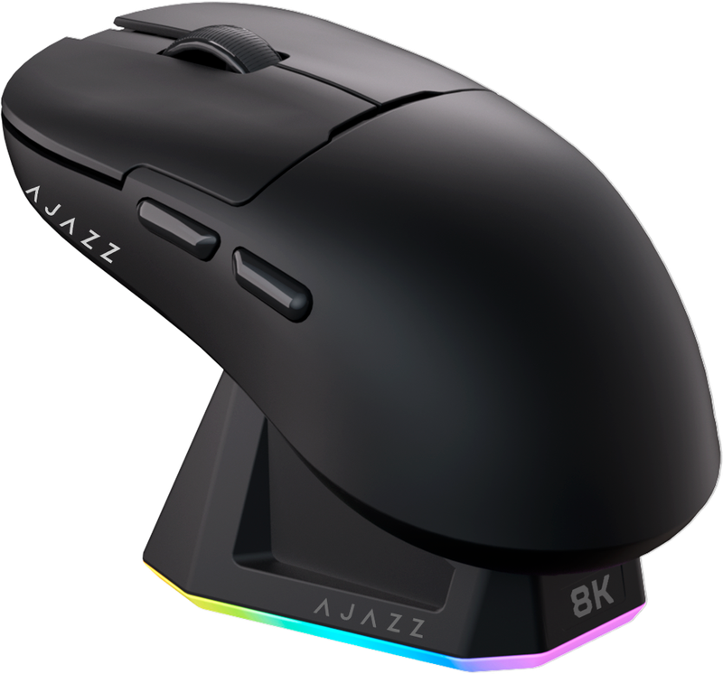 Ігрова бездротова миша Ajazz  AJ159PRO -3 Mod-Black-3395-8K Charging Dock