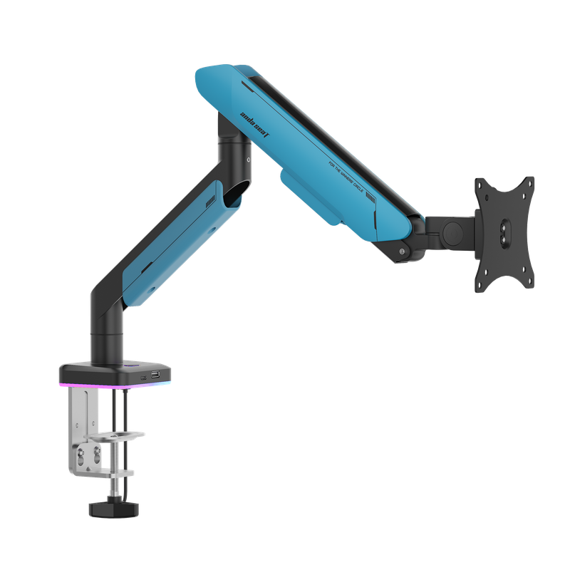 Настільне кріплення для монітора Anda Seat Stealth Pro II RGB 17’’-42’’ Blue