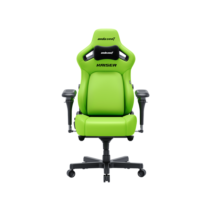 Крісло геймерське ігрове Anda Seat Kaiser 4 V2 Size XL Cyber Green PVC