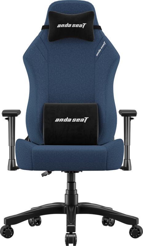 Крісло геймерське ігрове Anda Seat Luna Size L до 100 кг Blue Fabric (AD18-44-S-F)