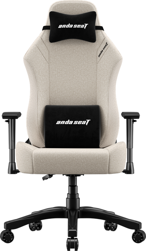 Крісло геймерське ігрове Anda Seat Luna Size L до 100 кг Ivory Fabric (AD18-44-I-F)