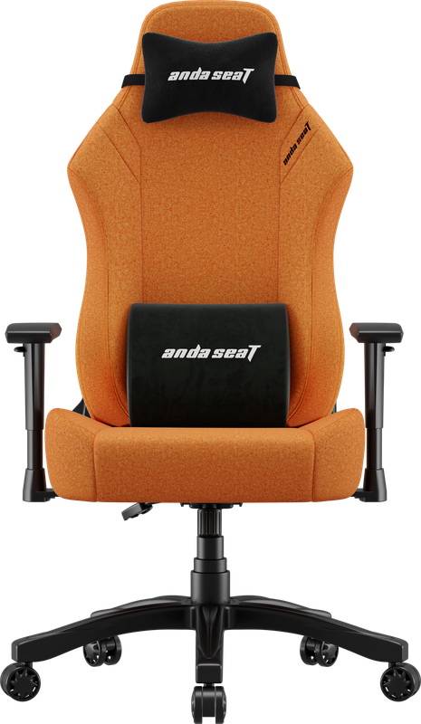 Крісло геймерське ігрове Anda Seat Luna Size L до 100 кг Orange Fabric (AD18-44-O-F)