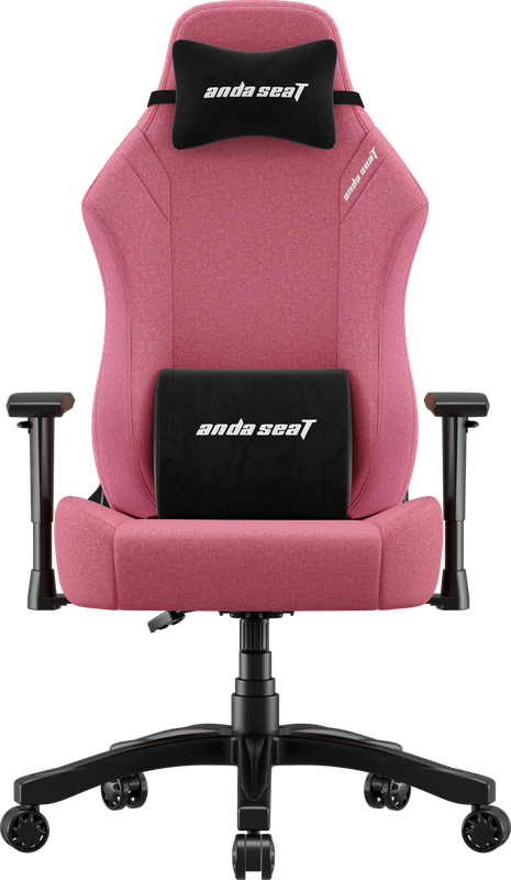 Крісло геймерське ігрове Anda Seat Luna Size L до 100 кг Pink Fabric (AD18-44-P-F)