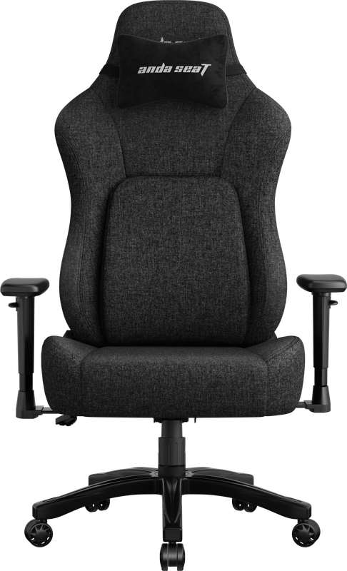 Крісло геймерське ігрове Anda Seat Phantom 4 L до 90 кг Black Fabric (AD18YSD-72-B-F-B01)