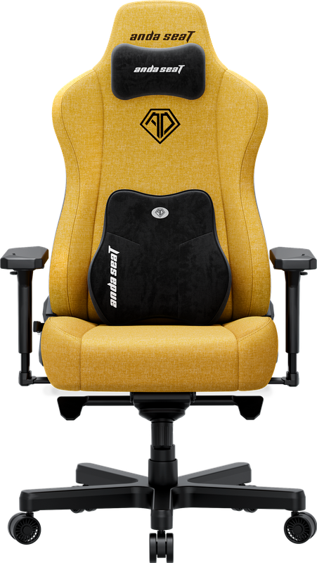 Крісло ігрове Anda Seat Kaiser 3E XL Bright Yellow Fabric — Anda Seat