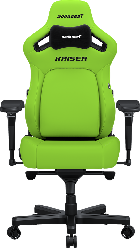 Крісло ігрове Anda Seat Kaiser 4 Cyber Green PVC Size XL