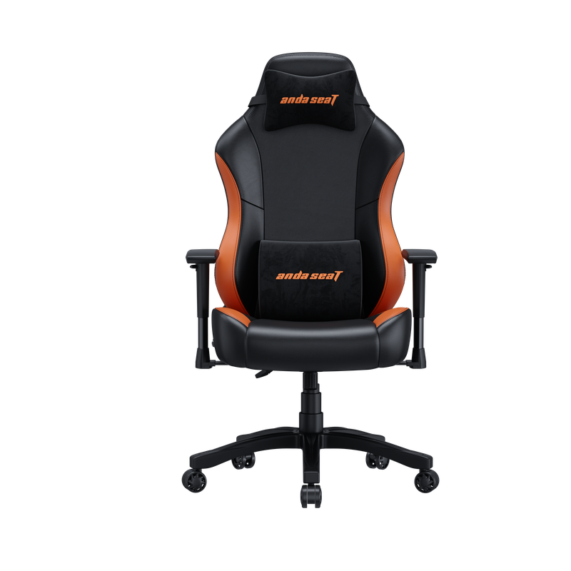 Крісло ігрове Anda Seat Luna Color Size L Black/Orange PVC
