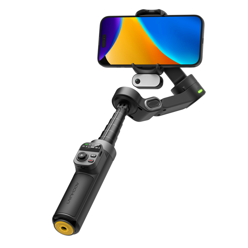 Триосьовий стабілізатор AOCHUAN Professional Gimbal Stabilizer for Smartphone SMART X3 AI Black — AOCHUAN
