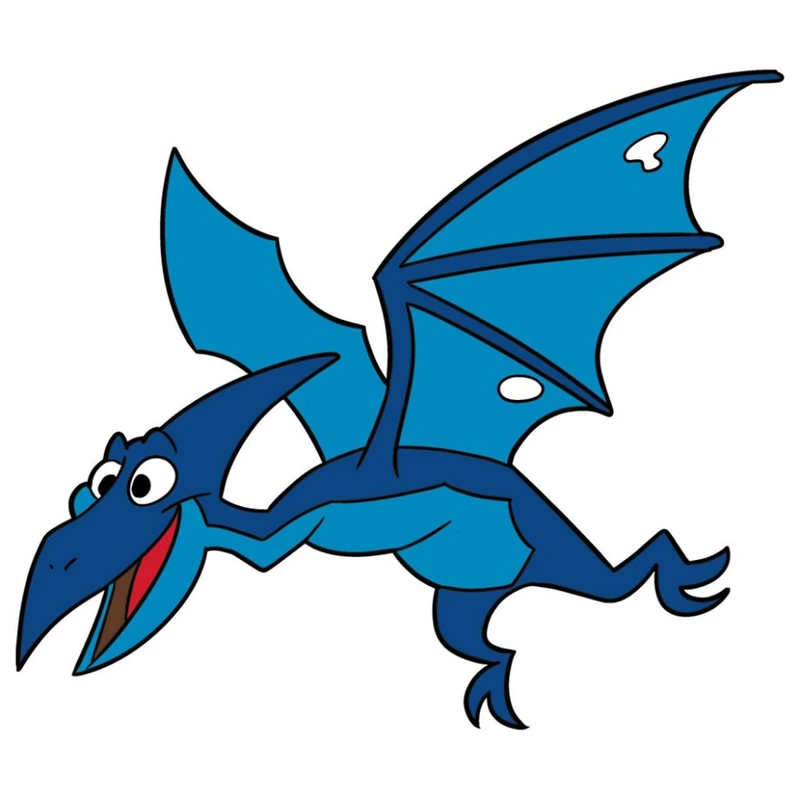 Дитяча розмальовка на полотні "Птерозаврик" 15056-AC 25х30 см