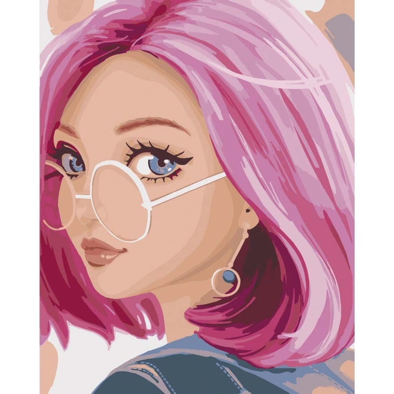 Картина за номерами "Кокетливий погляд" 504016-NC 40х50 см