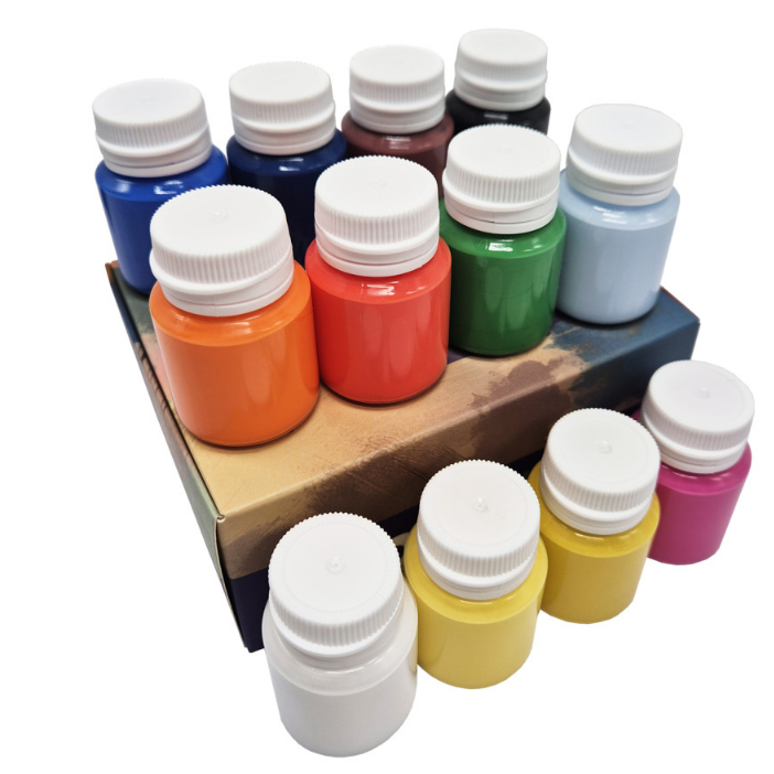 Набір акрилових фарб 5082-AC 12 штук по 20 мл — Art Craft