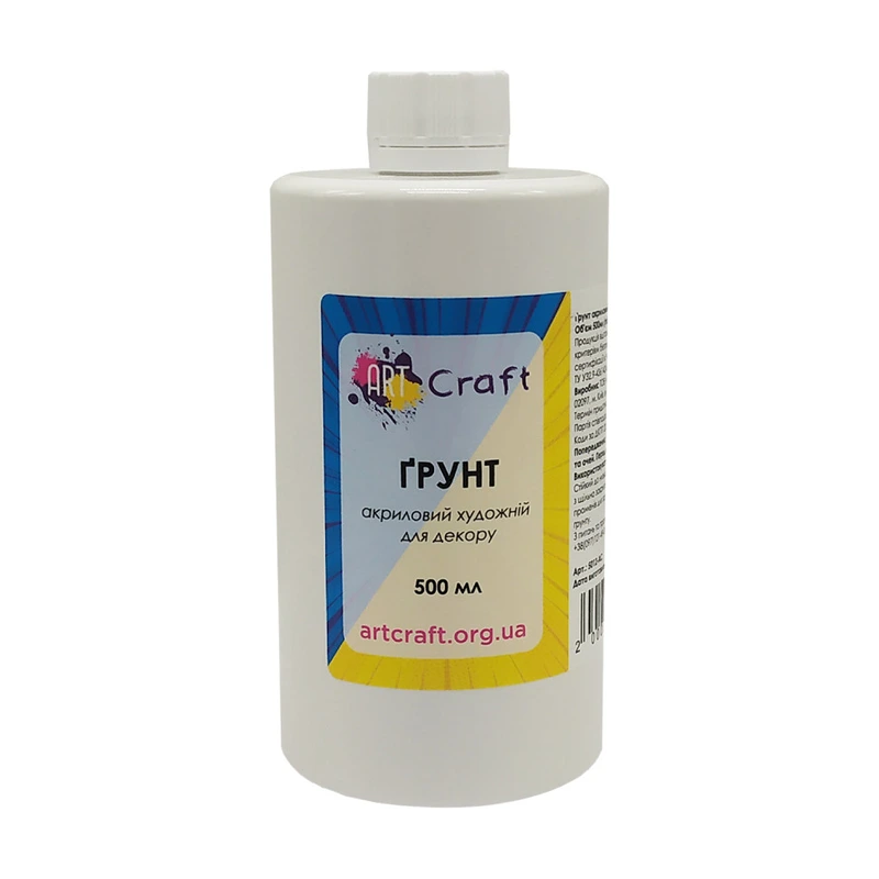 Ґрунт акриловий художній 5012-AC, 500 мл — Art Craft