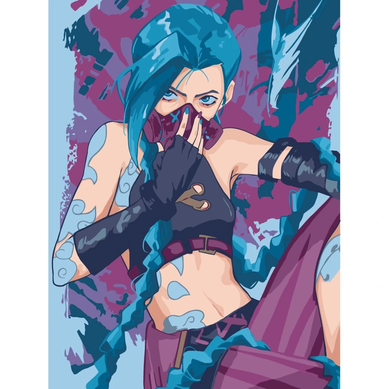 Картина за номерами "Аркейн. Джинкс" 16172-AC 30x40 см — Art Craft