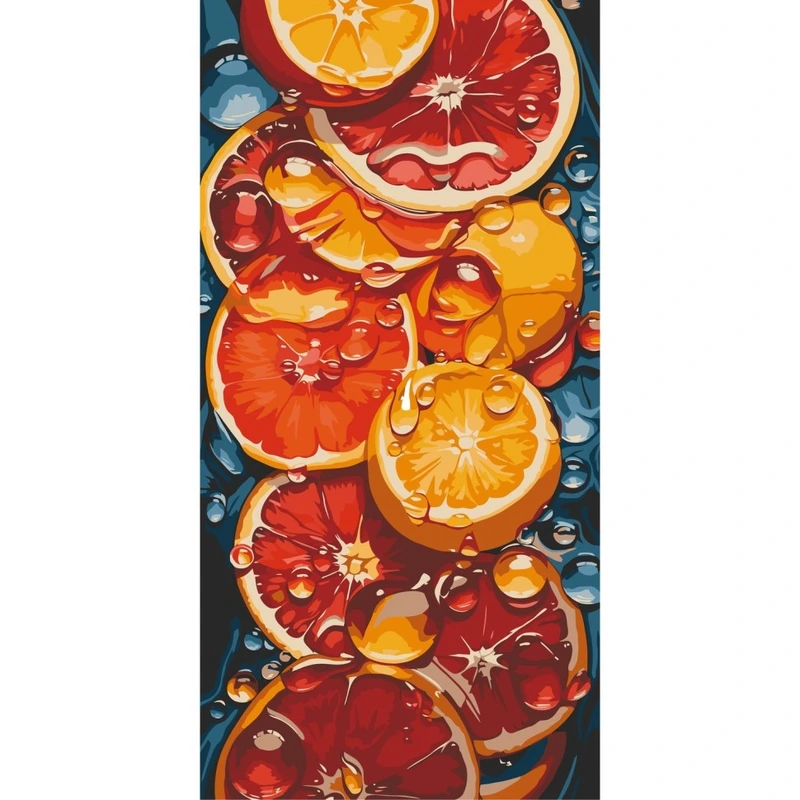 Картина за номерами "Соковитий цитрус" 13091-AC 40х80 см — Art Craft