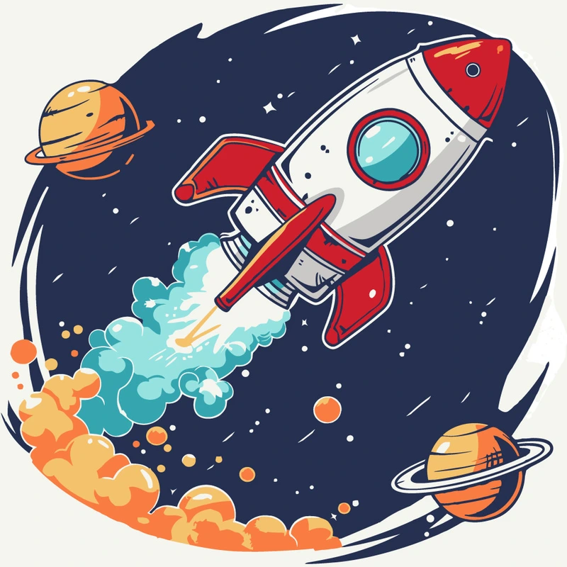 Картина за номерами "Вперед до зірок" 16514-AC 30х30 см — Art Craft