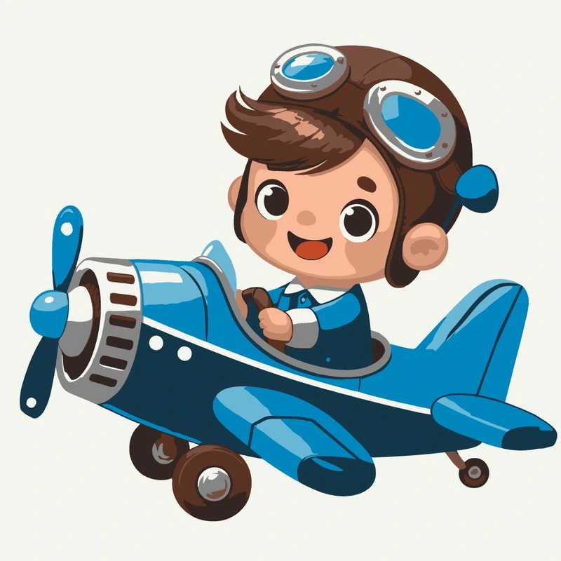 Картина за номерами "Юний пілот" 15619-AC 30х30 см