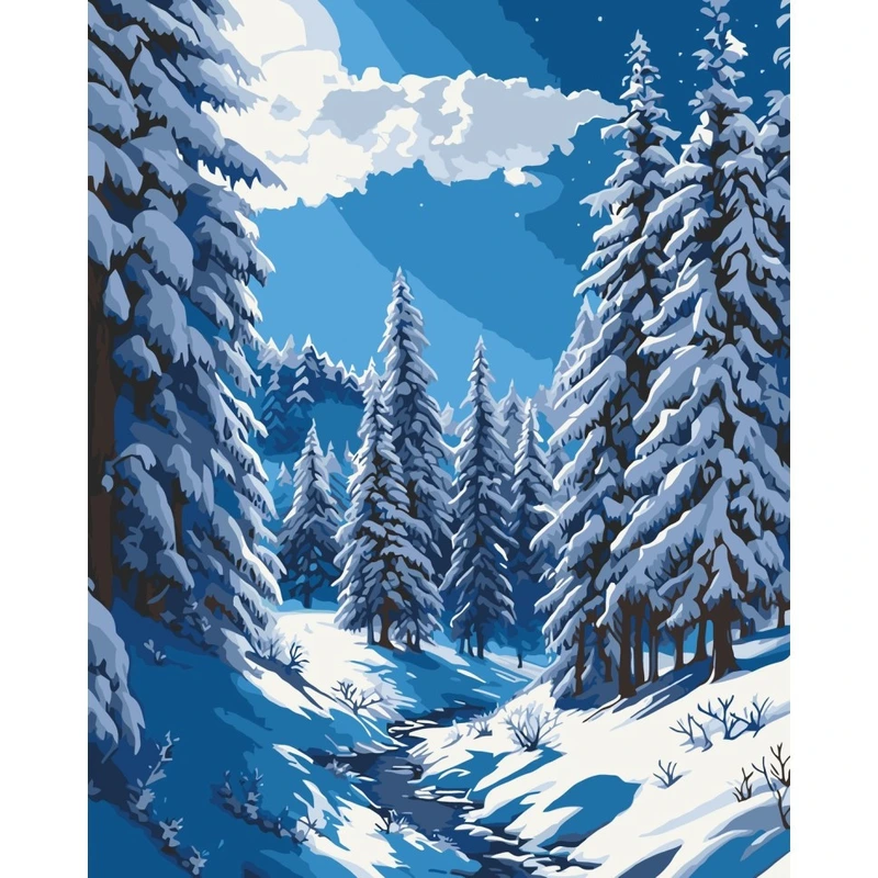 Картина за номерами "Зимова казка" 11060-AC 40х50 см — Art Craft