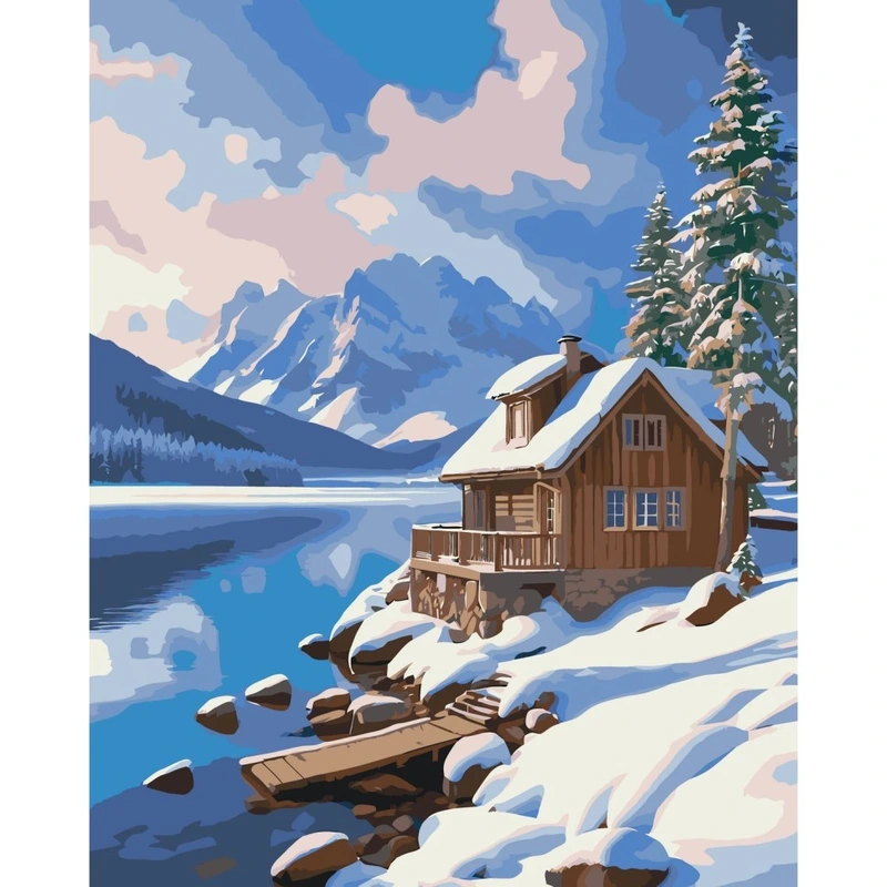 Картина за номерами "Зимовий спокій" 11058-AC 40х50 см — Art Craft