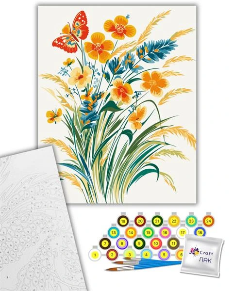 Картина за номерами ArtCraft Палітра літа 40х50 см (13148-AC)