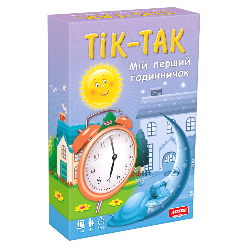 Дитяча розвиваюча гра "Тік-Так" 0819 перший годинник — Artos Games