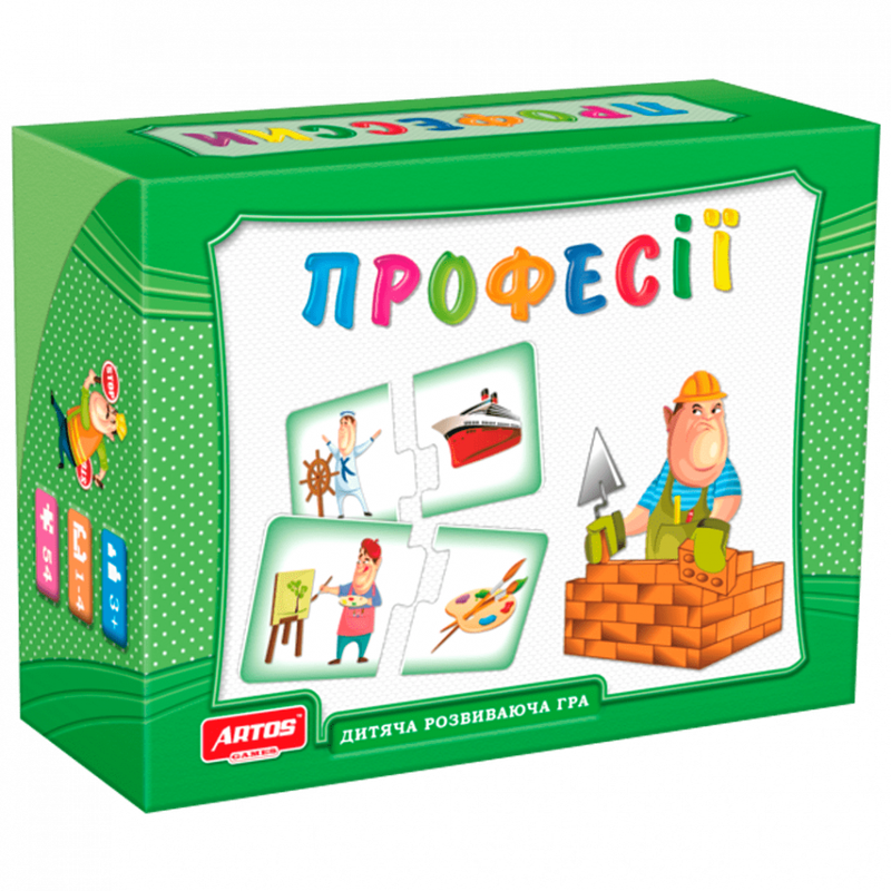 Розвиваюча гра преміум Професії Artos Games 0499ATS — Artos Games