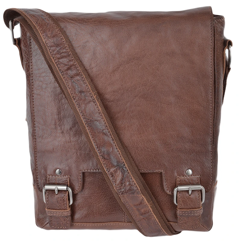 Сумка чоловіча Ashwood 8342 Tan (Коричневий)