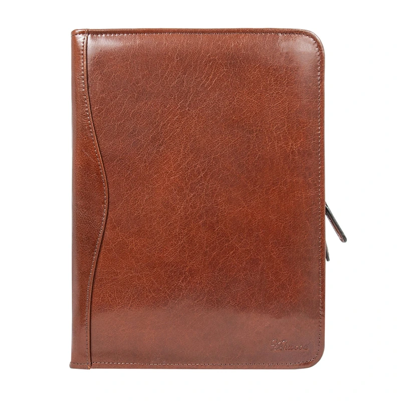 Папка Ashwood A4 ZIP CHESTNUT